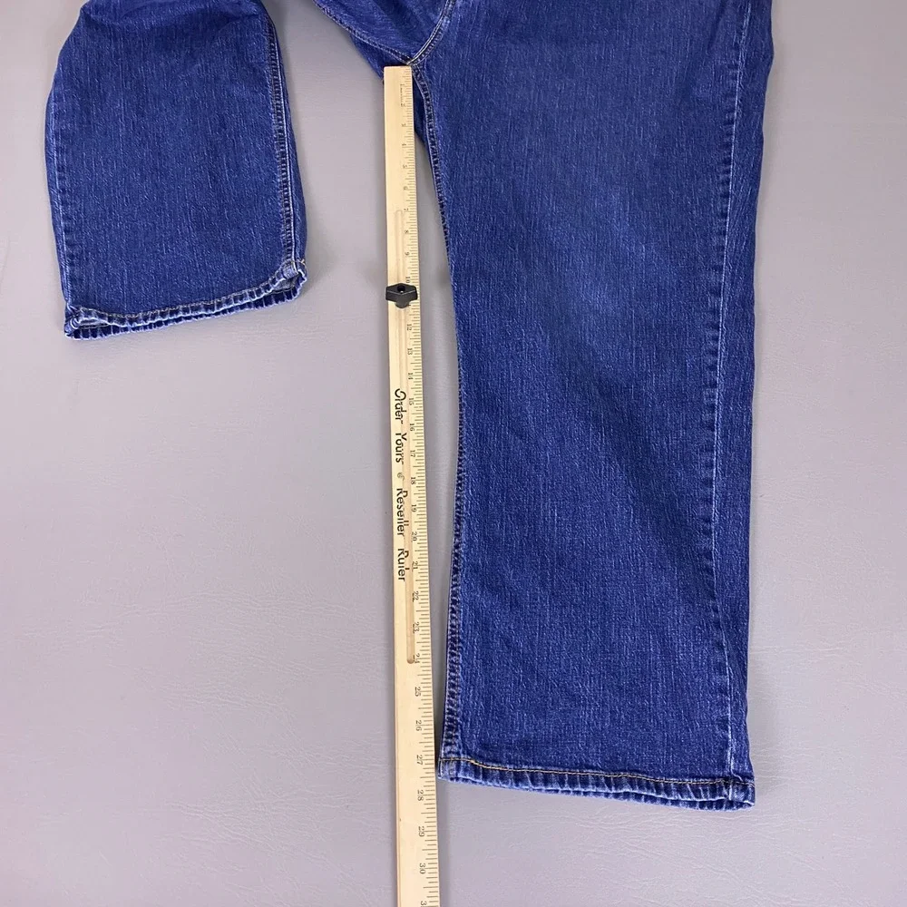Levis 541 Athletic Taper Jeans Men's Size 52x30‎ Blue Medium Wash Stretch Denim